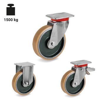 TR-63-EP-Ruedas con soportes para cargas extra-pesadas